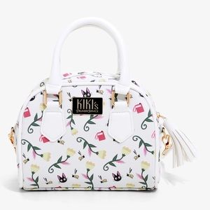 KIKI'S DELIVERY SERVICE FLORAL SATCHEL BAG
